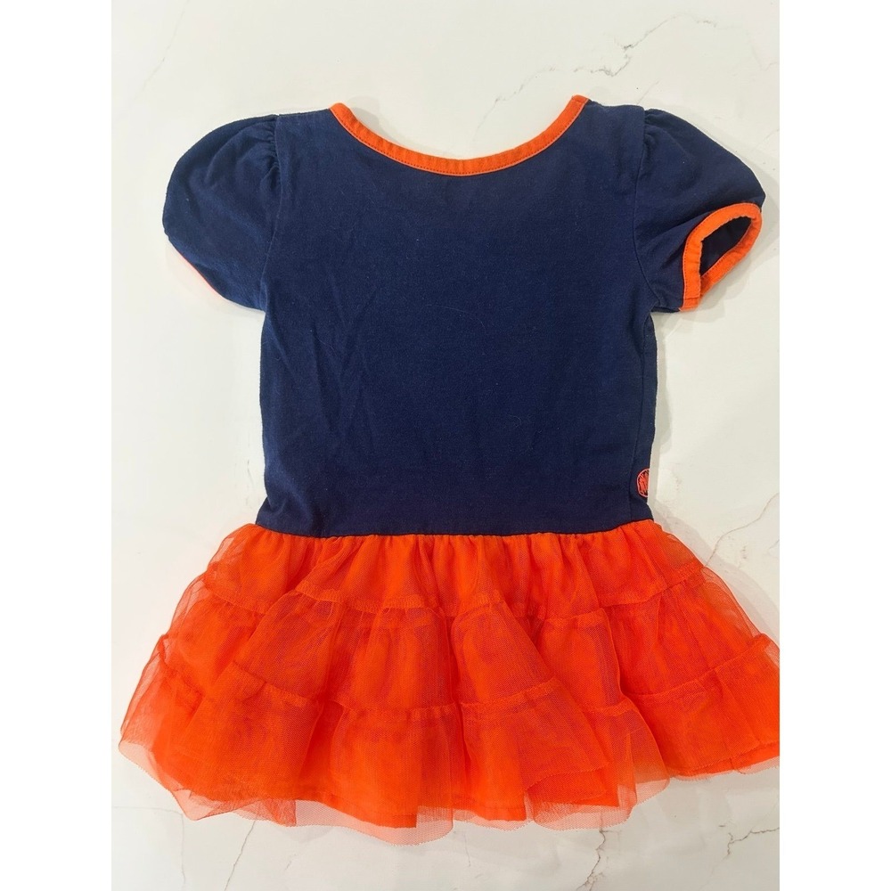 Toddler Girl Denver Broncos NFL Football Dress Navy & Orange 2T - Picture 3 of 4